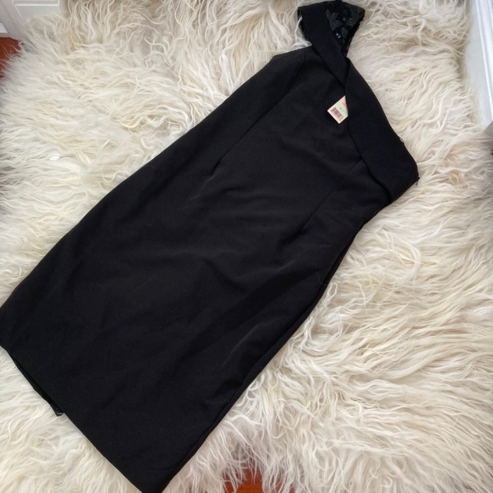 Nanette Lepore Sheath Split Hem Cocktail Dress - Picture 3 of 8